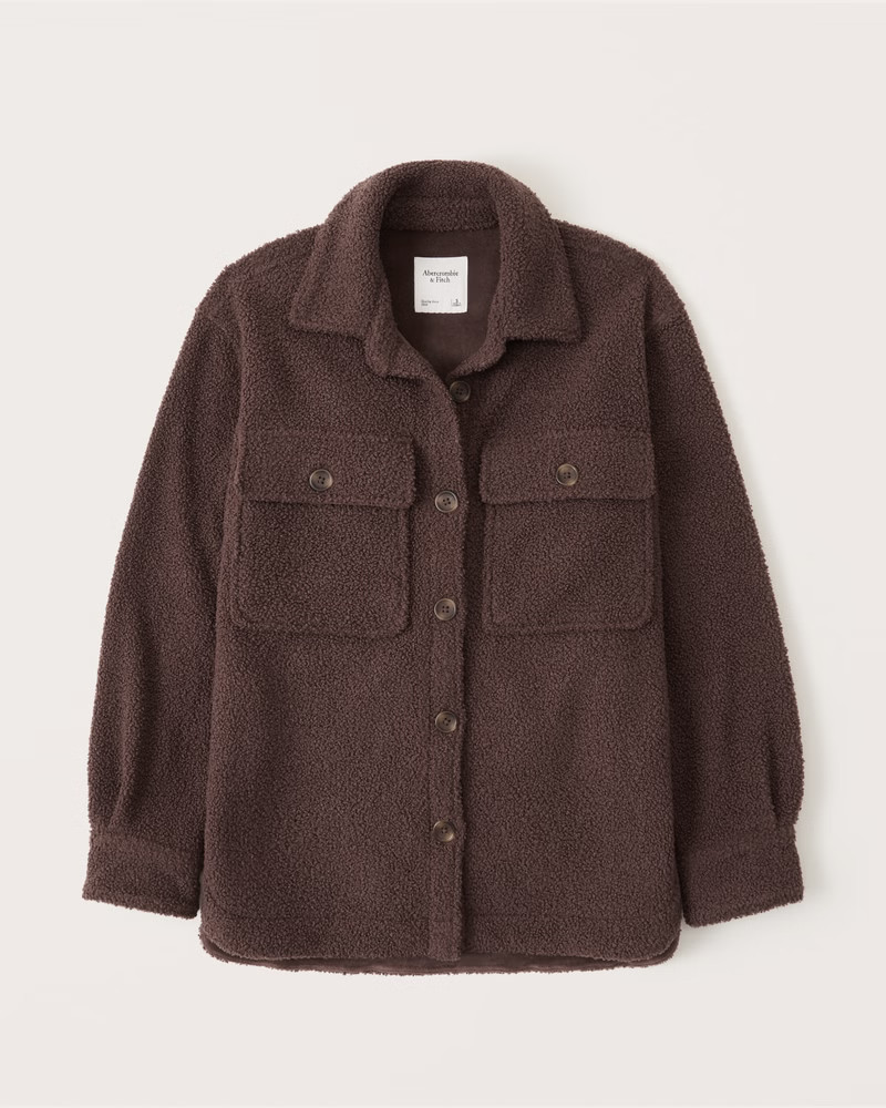 Sherpa Shirt Jacket | Abercrombie & Fitch (US)