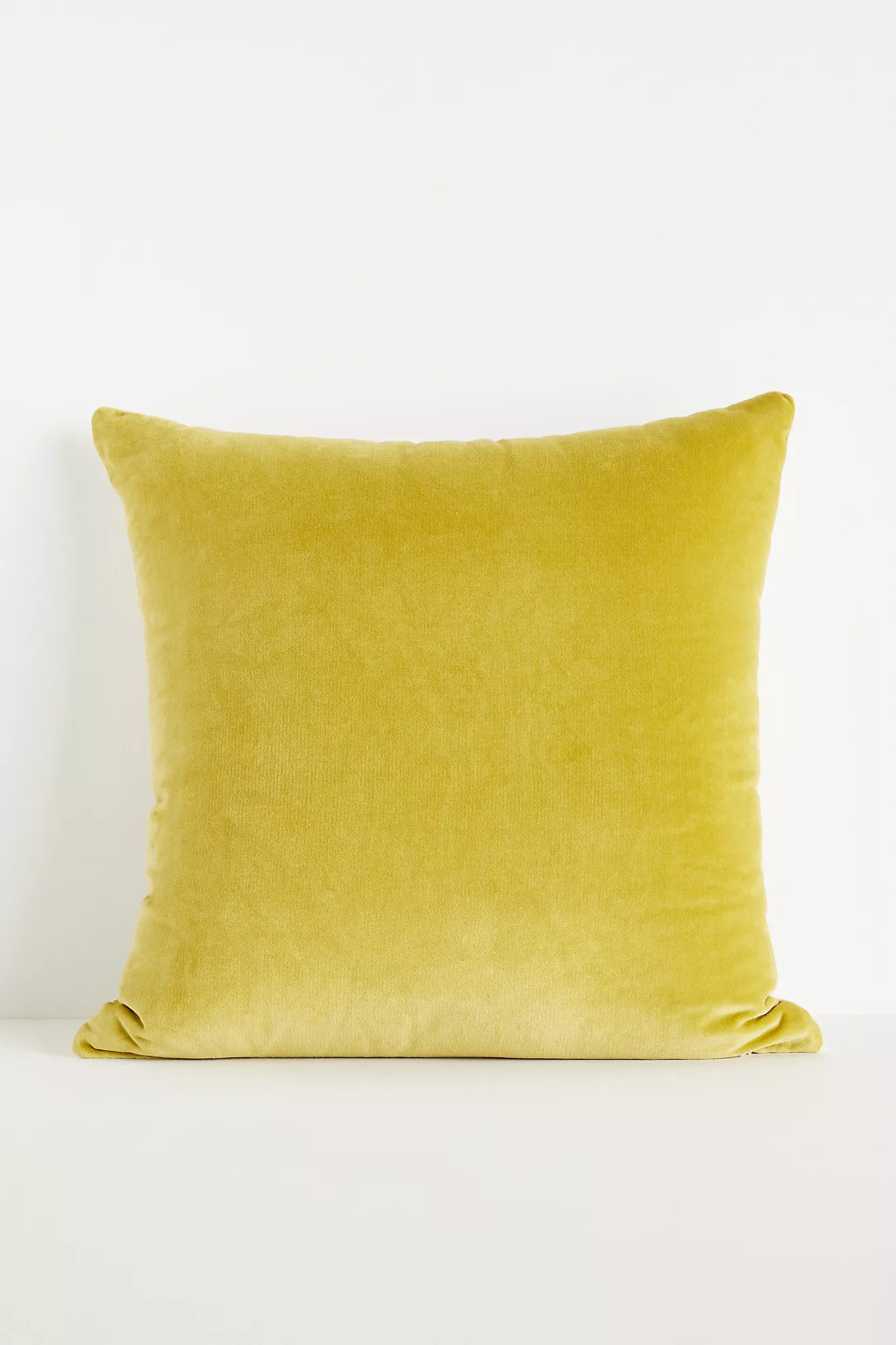 Cotton Velvet Frame Pillow | Anthropologie (US)