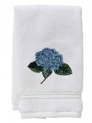 Guest Towel, Terry, Hydrangea Too - DG70-HYDTBL | Jacaranda Living