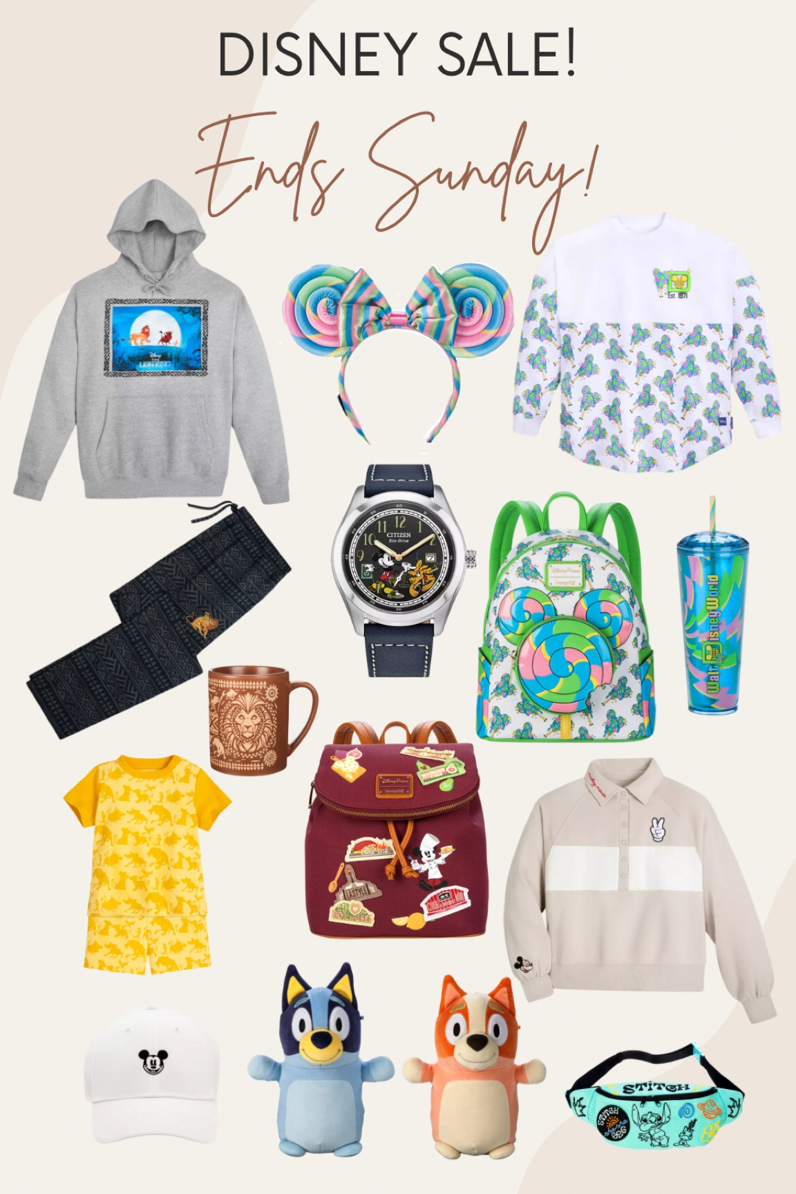 For my Disney people! Sale that ends on Sunday! 30% off orders $175+ or 25% off orders 125%+💖

#LTKGiftGuide #LTKSaleAlert #LTKFindsUnder100