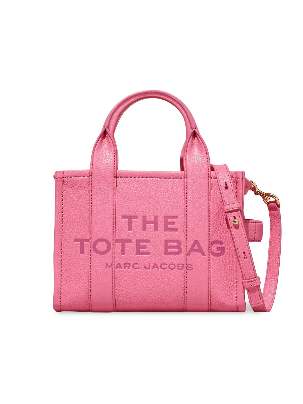 Women's The Leather Mini Tote Bag - Candy Pink - Candy Pink | Saks Fifth Avenue