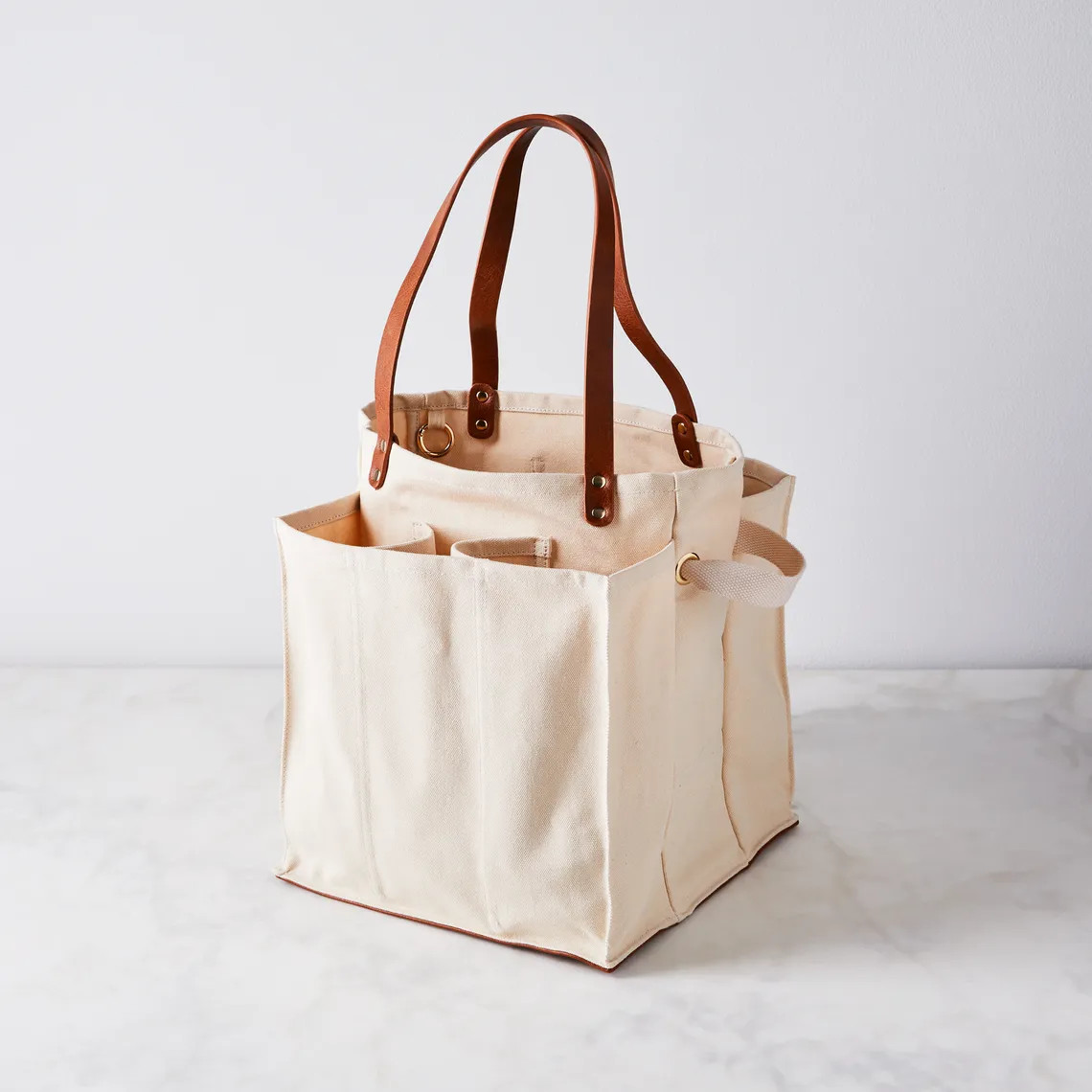 Multi-Pocket Canvas Market Tote | Food52