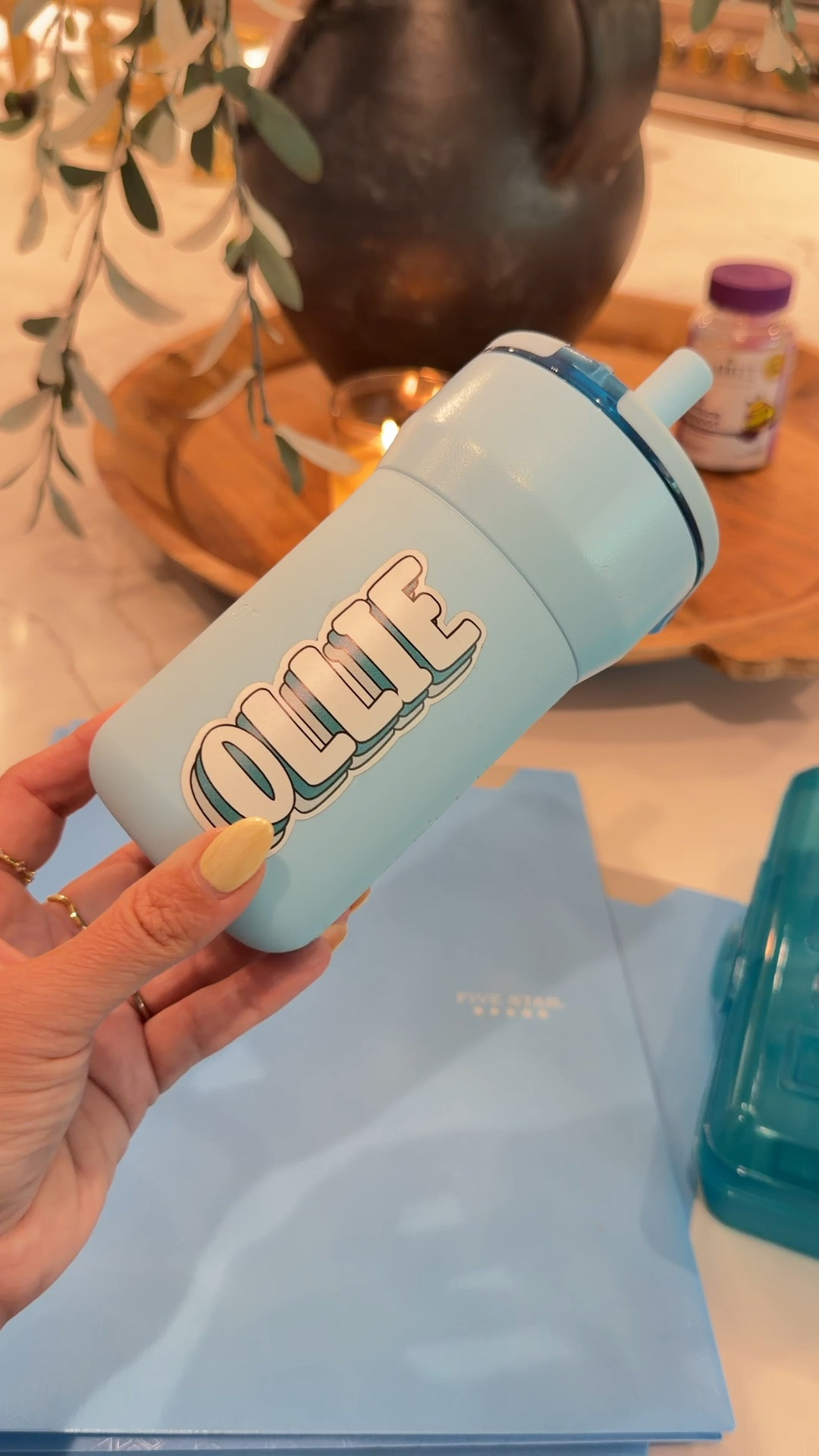 These waterproof personalized stickers are perfect for back to school prep. I typically put on the boy’s water bottles — will include details of my exact order below: 

Die-cut vinyl sticker
Custom Name
Top color: white
Middle color: Teal
Back color: Teal1
No icons
4 inches long 

Back to school, school prep, kids

#LTKmomlife #LTKKids #LTKdayinmylife