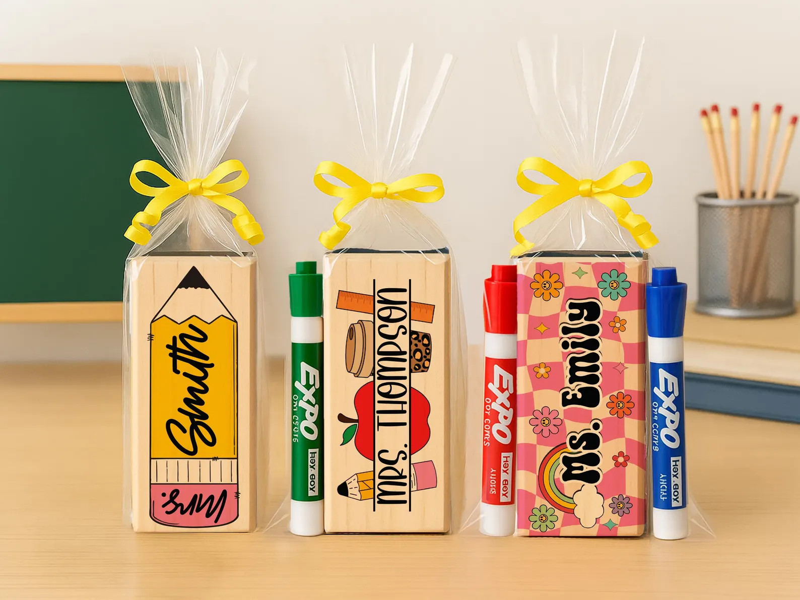 Personalized Teacher Whiteboard Eraser, Custom Teacher Appreciation Gifts, Chalkboard Eraser with... | Etsy (US)