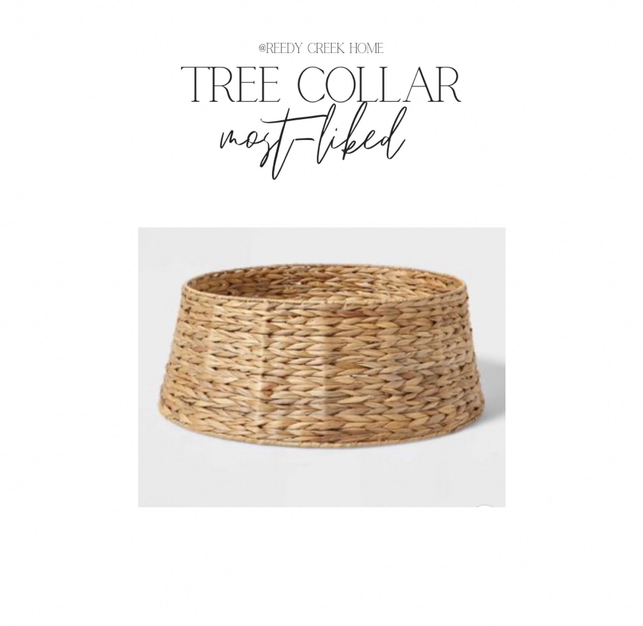 Very popular basket weave tree collar!

#LTKHoliday #LTKGiftGuide #LTKCyberweek