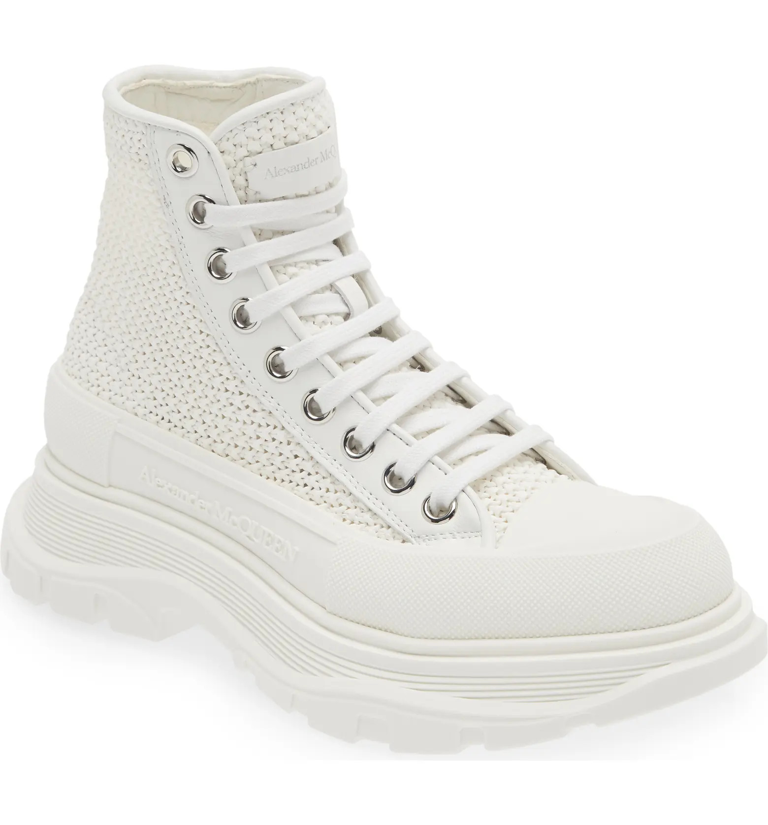 Tread Slick Woven Raffia High Top Sneaker (Women) | Nordstrom