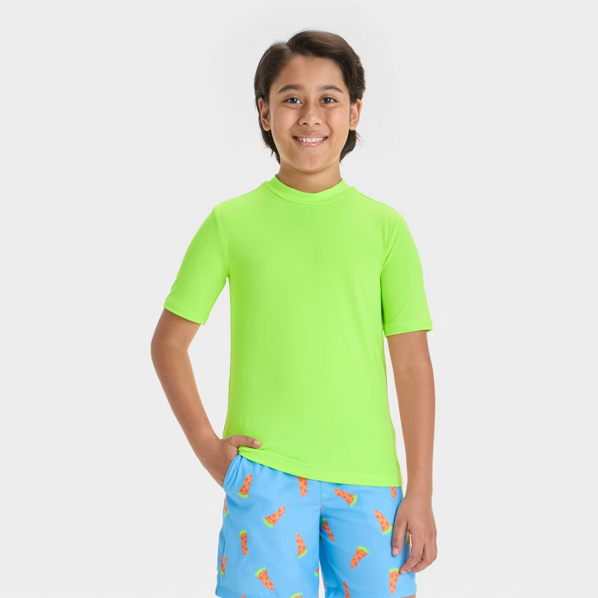 Boys' Solid Rash Guard Tshirt - Cat & Jack™ | Target