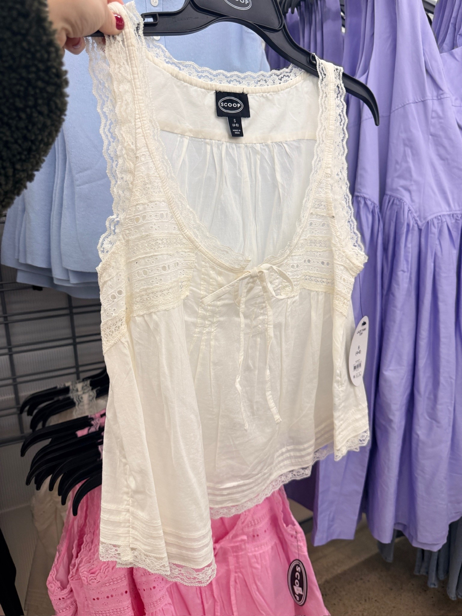 Spotted this Anthro inspired lace tank at Walmart😍 very lightweight and perfect for spring

Spring outfits 2926, summer outfits, over 40 style, look for less 

#LTKMidsize #LTKgrwm