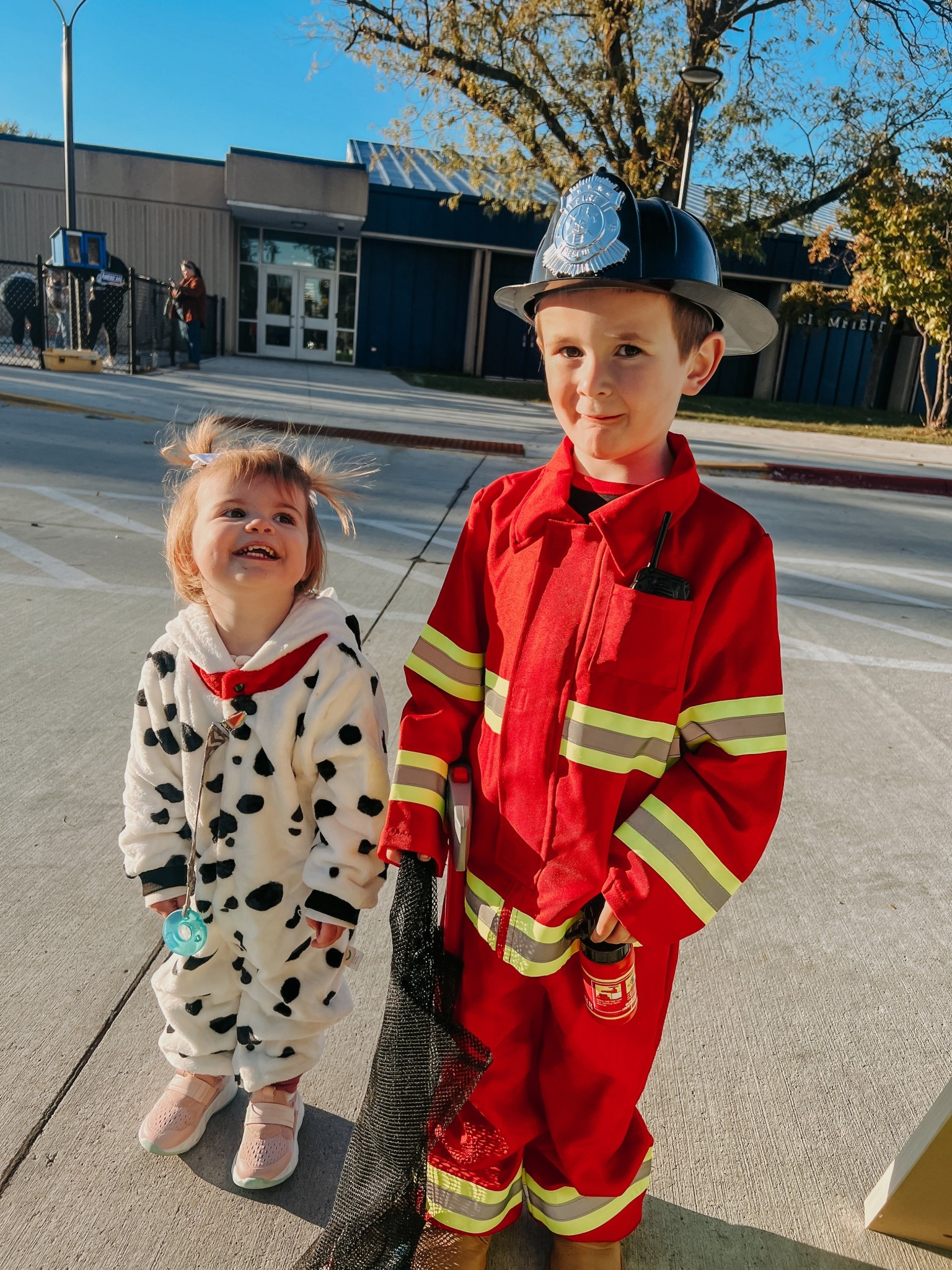 A firefighter and his rescue pup! (aka – a Dalmatian!)
Halloween was so successful with these costumes. Kept them both warm the entire time  

#LTKHoliday #LTKSeasonal #LTKKids