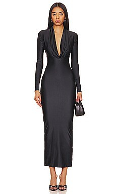 Deep Cowl Front Maxi Dress
                    
                    Good American | Revolve Clothing (Global)