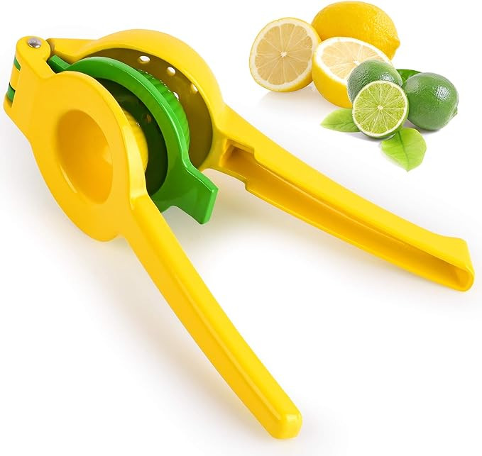 Hydration Nation Durable Metal Lemon Squeezer Juicer - All Metal Lemon Lime Squeezer Press - Lemo... | Amazon (US)