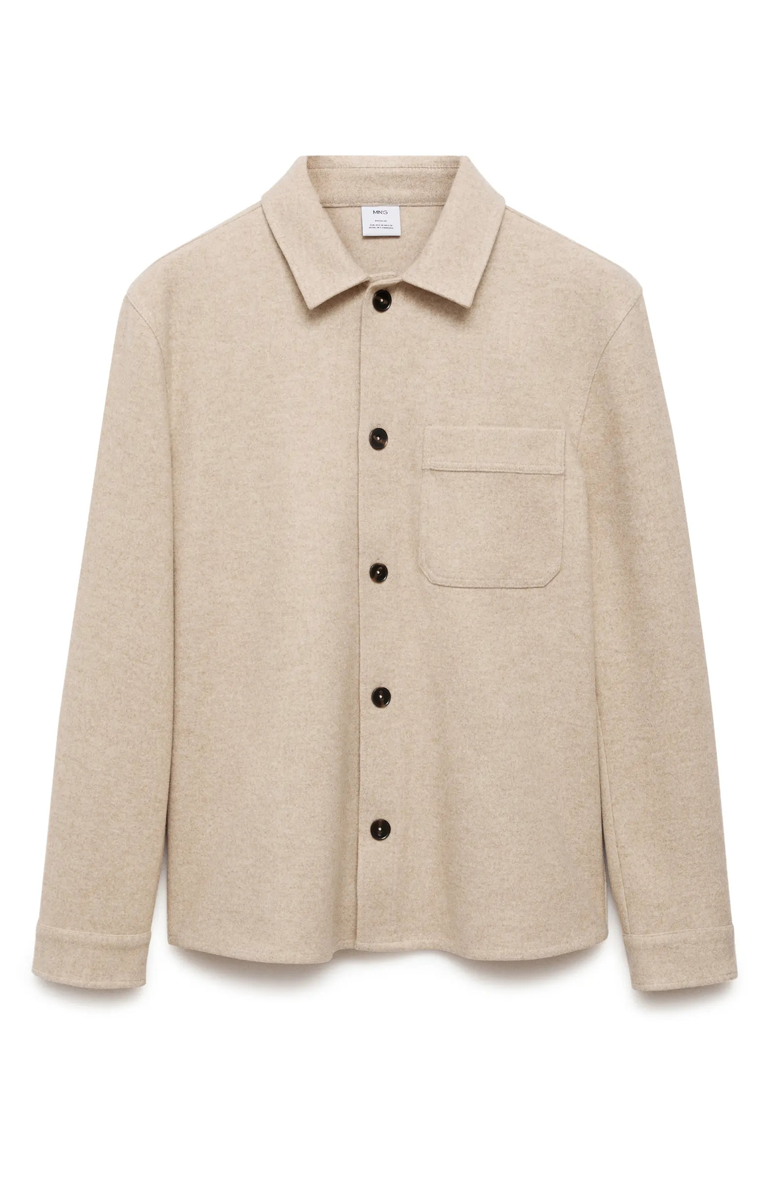 MANGO Regular Fit Polo Sweatshirt | Nordstrom | Nordstrom