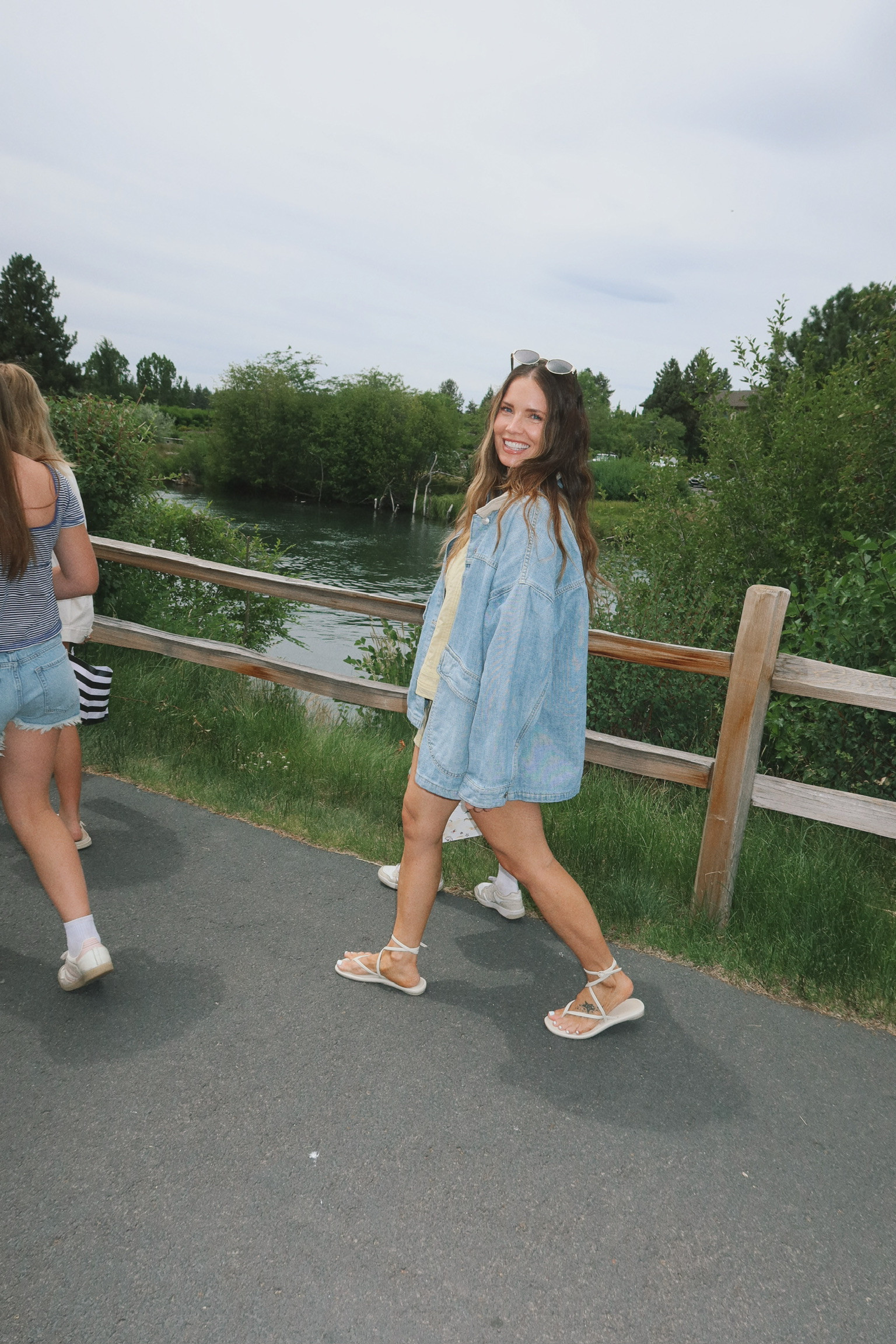 All smiles in my favorite free people jacket!

summer outfits, matching set, casual outfits, linen, denim, britt horton #LTKootd 

 