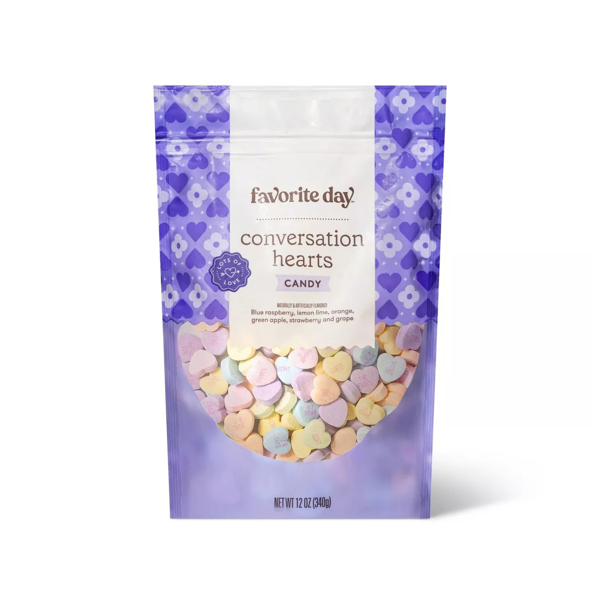 Valentine Small Conversation Hearts Stand Up Bag - 12oz - Favorite Day™ | Target