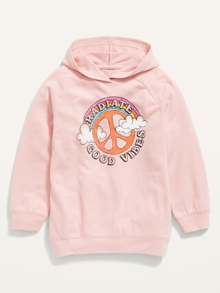 Graphic Pullover Tunic Hoodie for Girls | Old Navy (US)