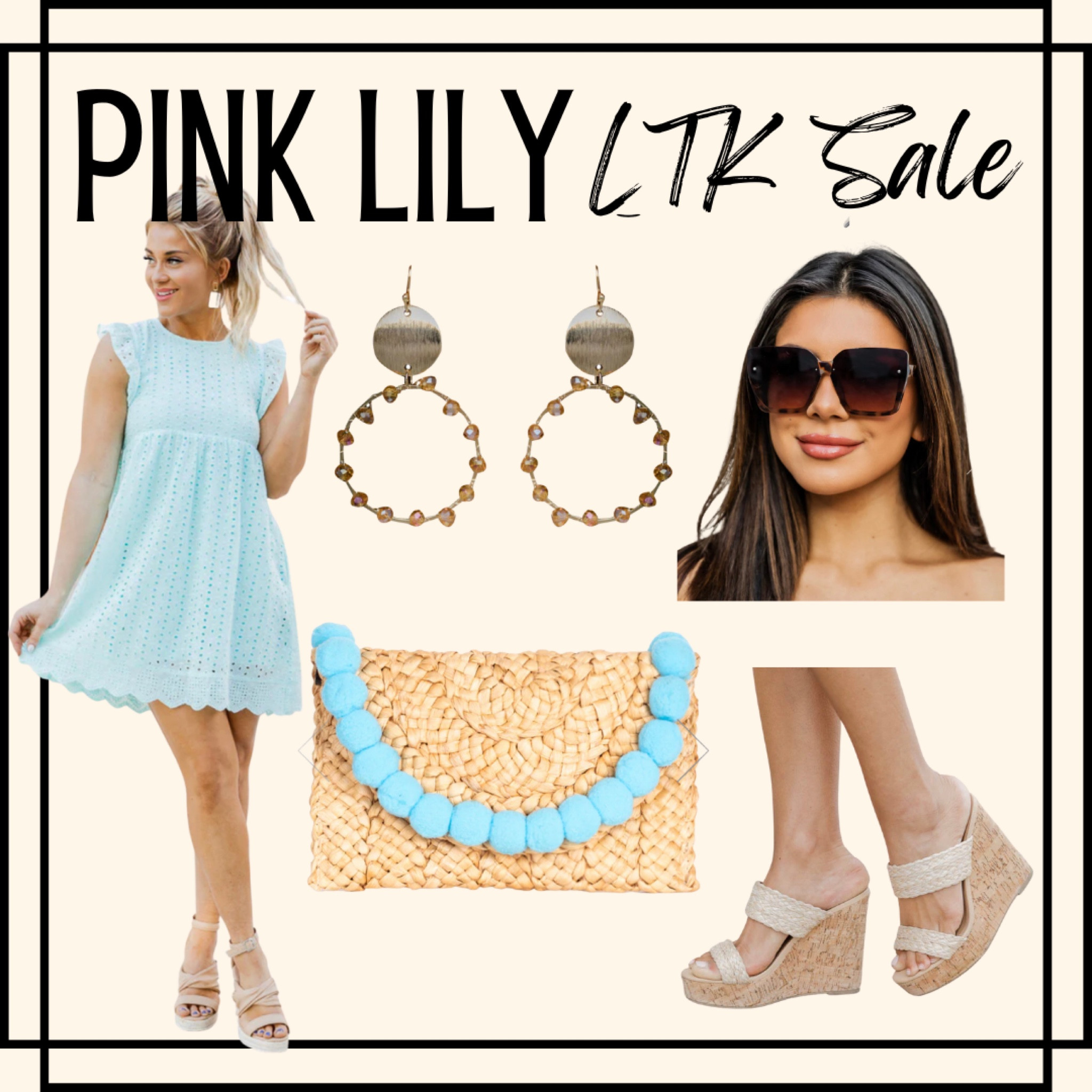 LTK sale| affordable fashion| over 40 style | spring dress| straw purse| sunnies| wedge sandals| casual chic| wedding shower | drop earrings | 

#LTKstyletip #LTKunder50 #LTKSale