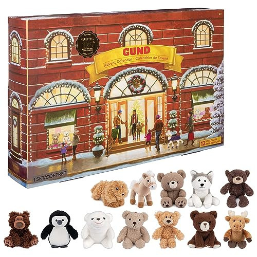 GUND 12-Day Surprise Plush Advent Calendar, Holiday Gift for Ages 3 and Up, 18” | Amazon (US)
