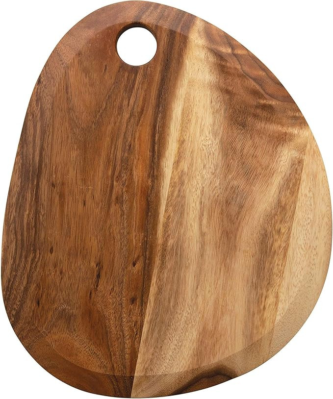 Bloomingville Suar Wood Cheese Cutting Board, 18", Natural | Amazon (US)