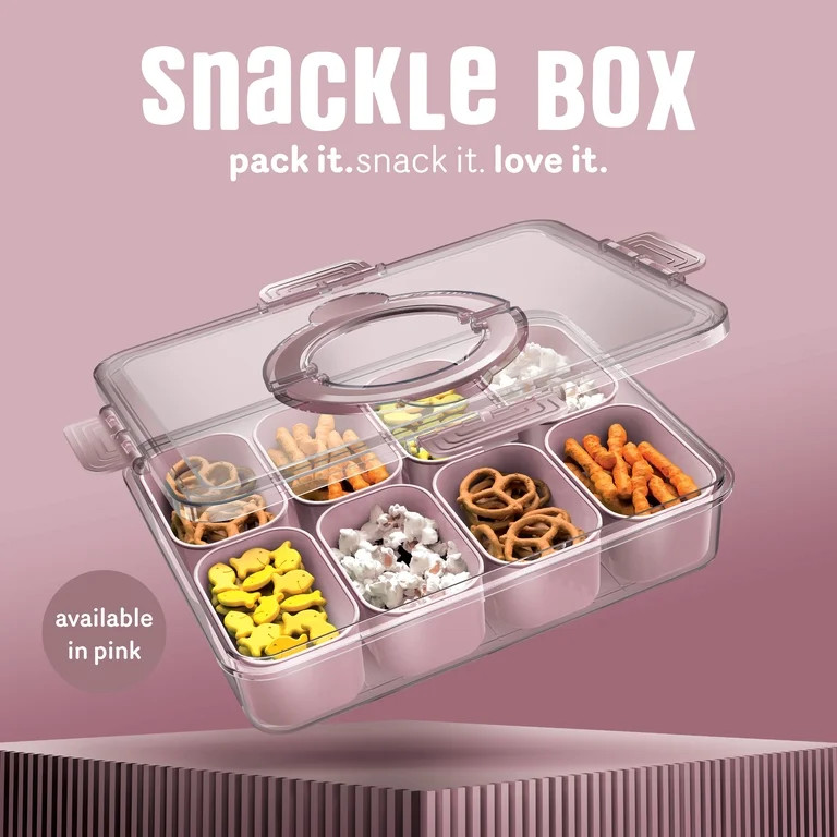 Cook With Color 8-Compartment Snackle Box, Charcuterie and Snack Container, Divided Serving Tray ... | Walmart (US)