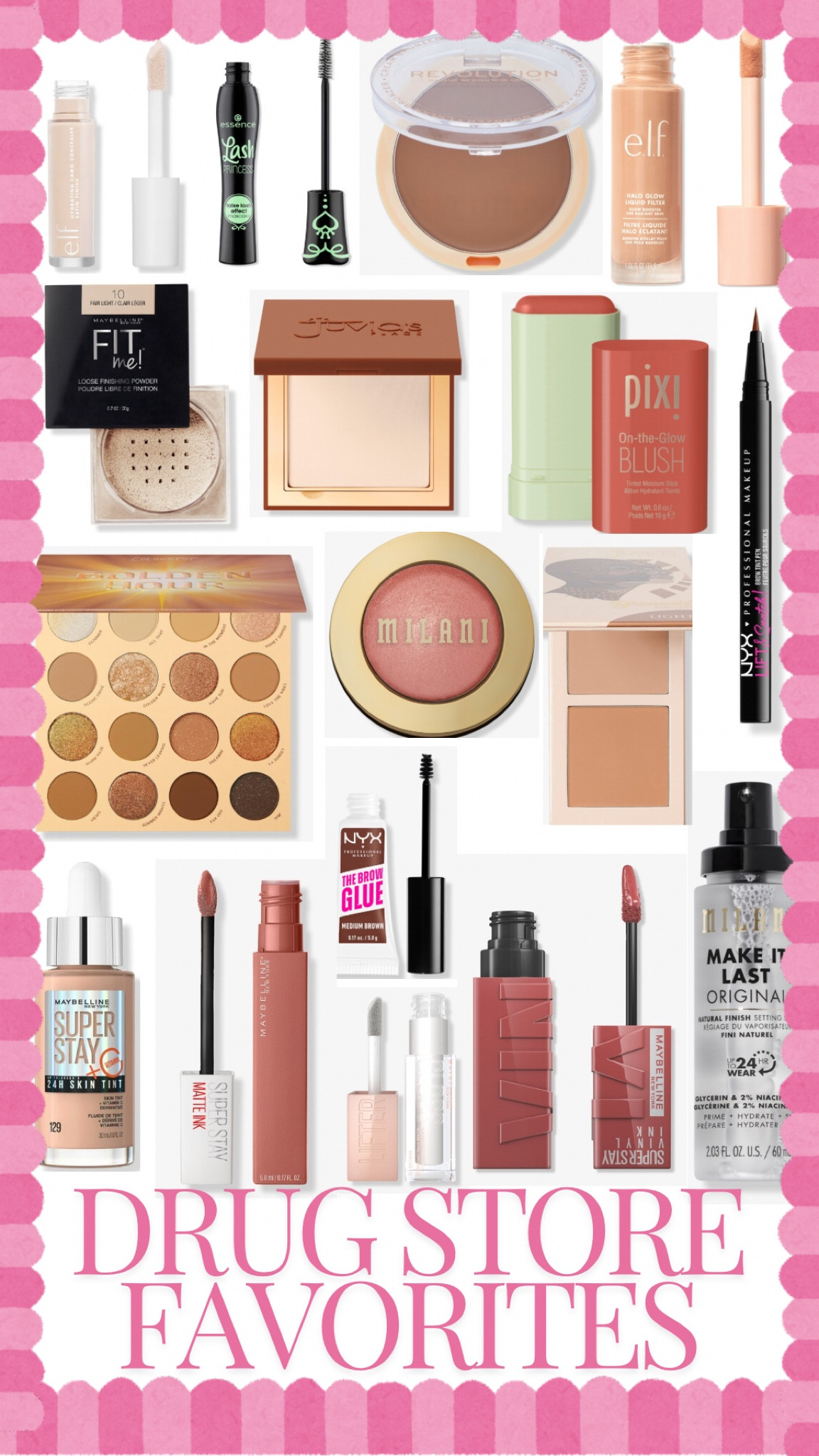 FAVORITE DRUG STORE MAKEUP 🩷