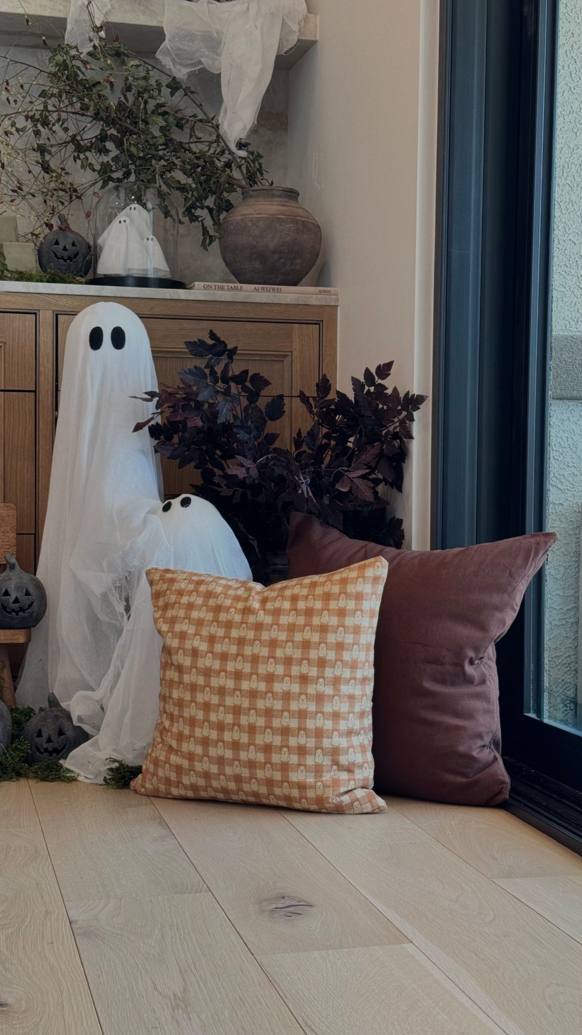 Got in some Fall pillows covers! 
Love the subtle ghost frosting in the gingham 

#LTKSeasonal #LTKFindsUnder50