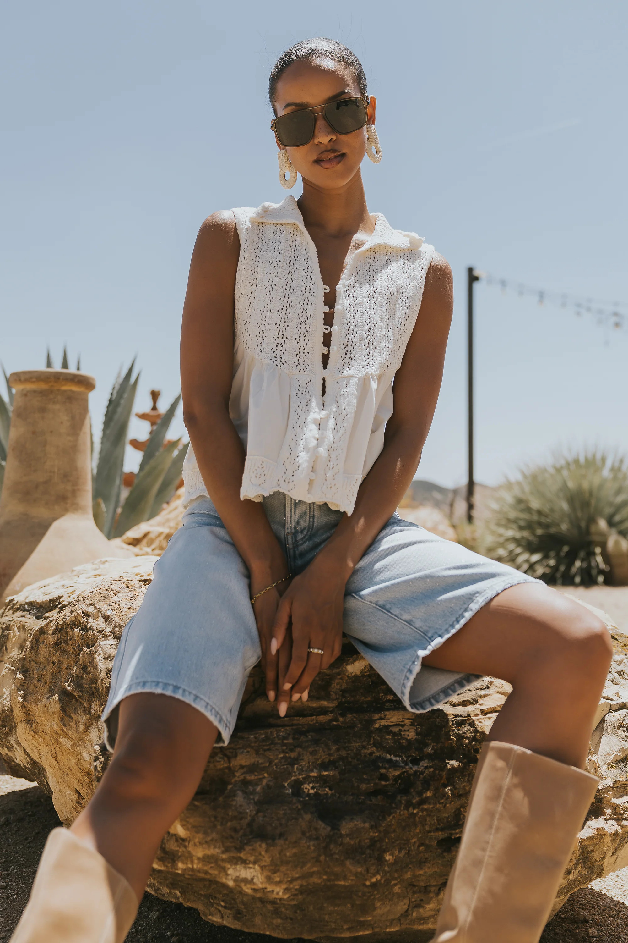 Lisa Collared Top | Böhme US