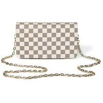Daisy Rose Checkered Cross body bag - RFID Blocking with Credit Card slots clutch -PU Vegan Leath... | Walmart (US)