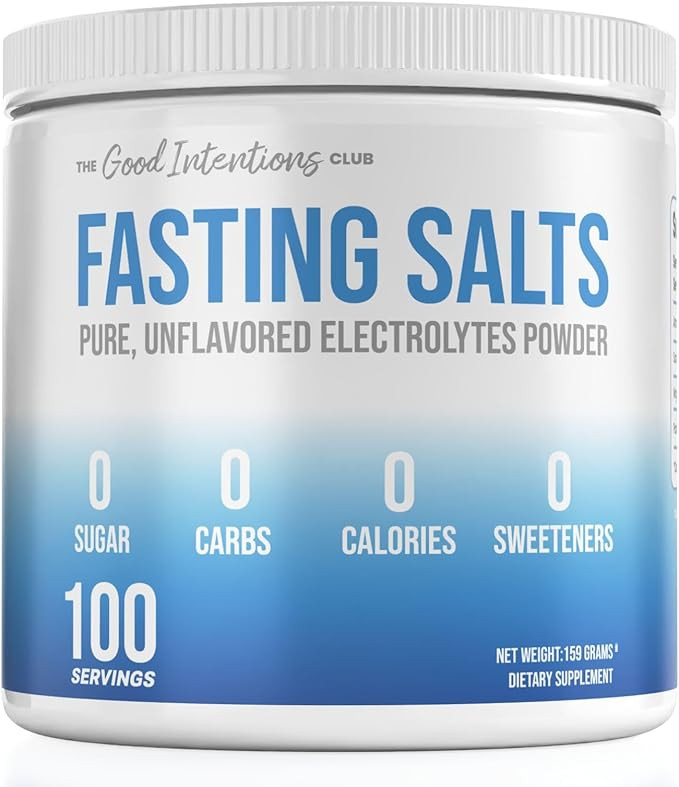 Fasting Electrolytes - Unflavored Electrolyte Powder - 100 Servings - Fasting Salts - Fasting Sup... | Amazon (US)
