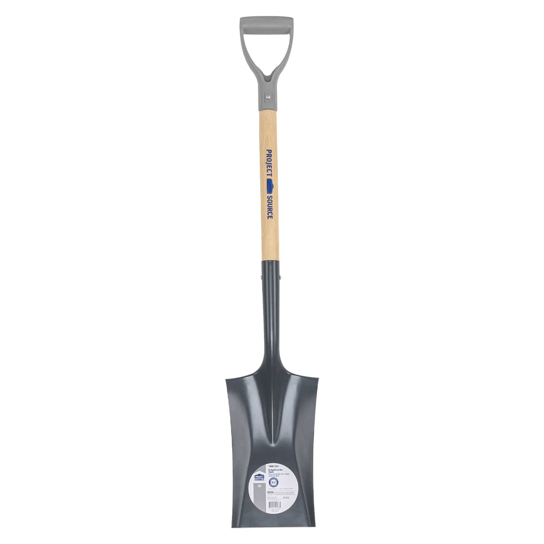 Project Source 28-in Wood D-Handle Garden Spade | Lowe's