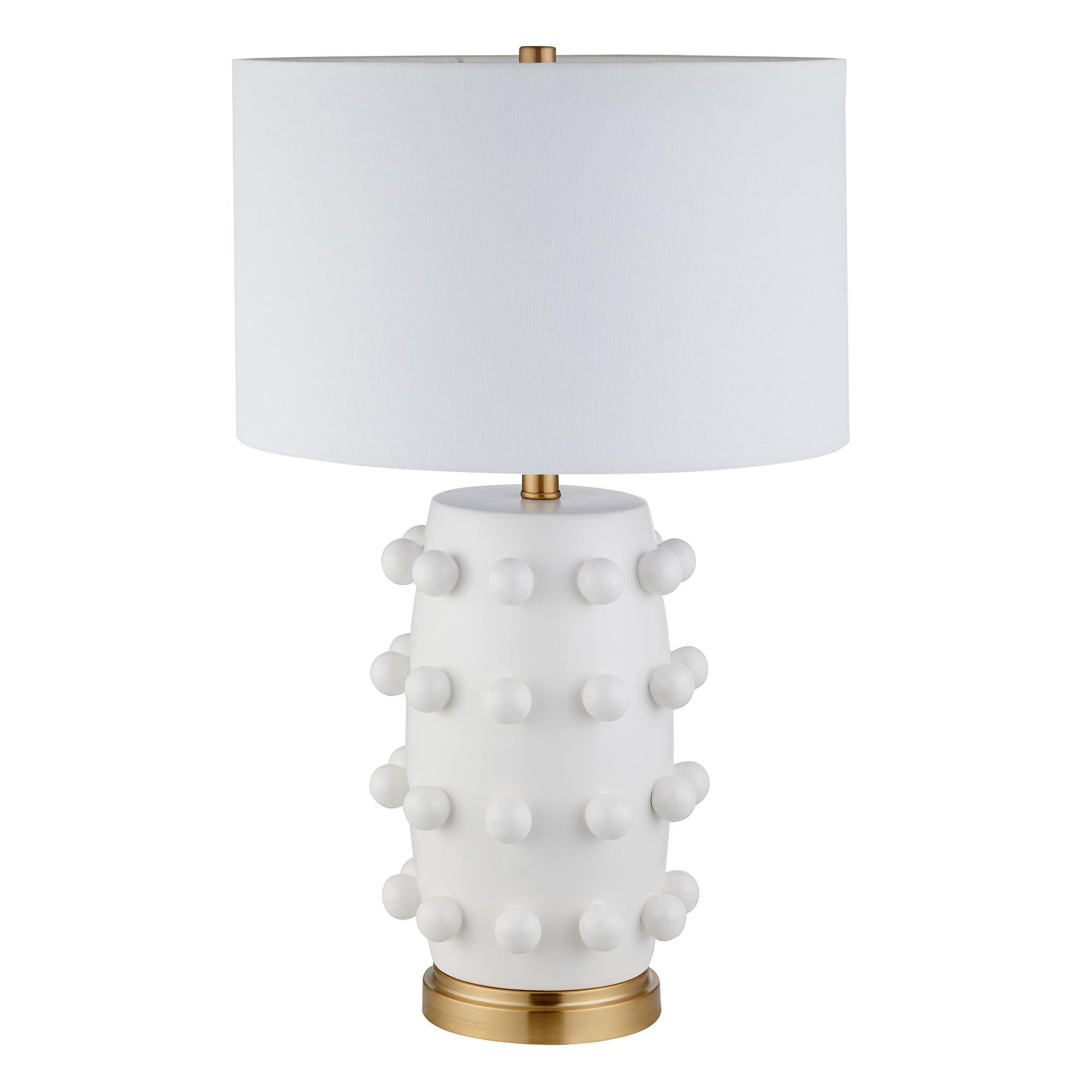 Henn&Hart 25.5'' Modern 1-Light Ceramic Table Lamp with Spherical Orbs on Lamp Body with White Fa... | Amazon (US)
