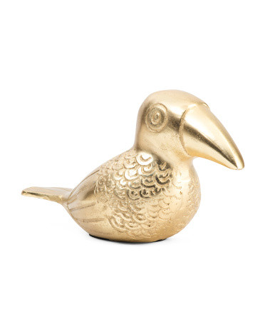 12in Metal Toucan Statue | TJ Maxx
