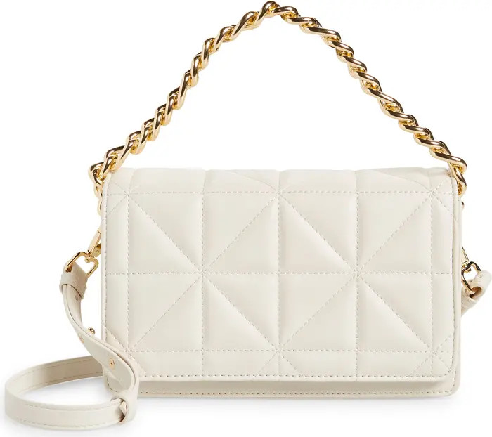 Cali Quilted Chain Faux Leather Crossbody Bag | Nordstrom