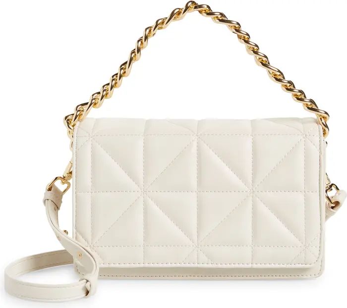 Cali Quilted Chain Faux Leather Crossbody Bag | Nordstrom