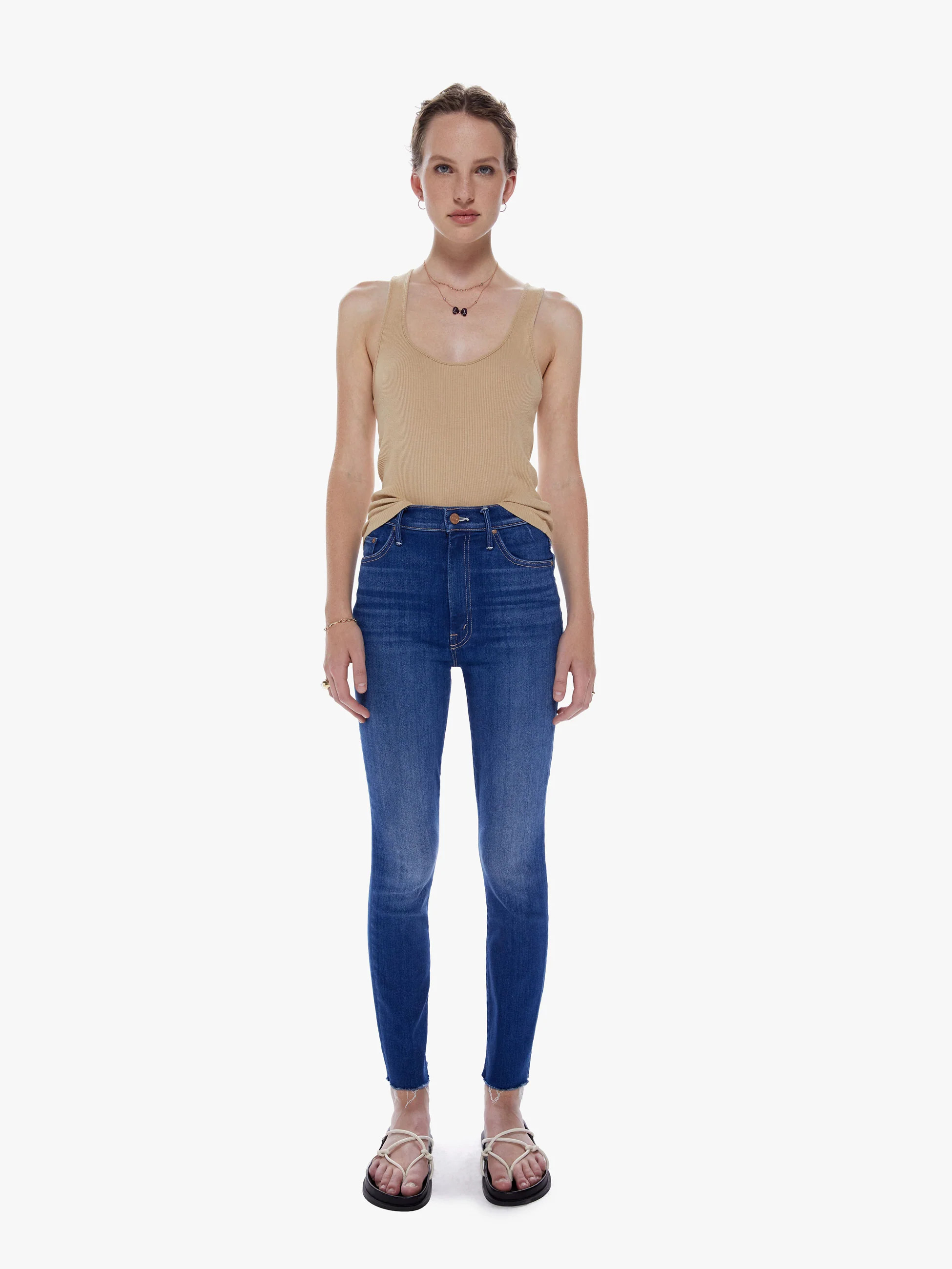 The Swooner Ankle Fray | Mother Denim