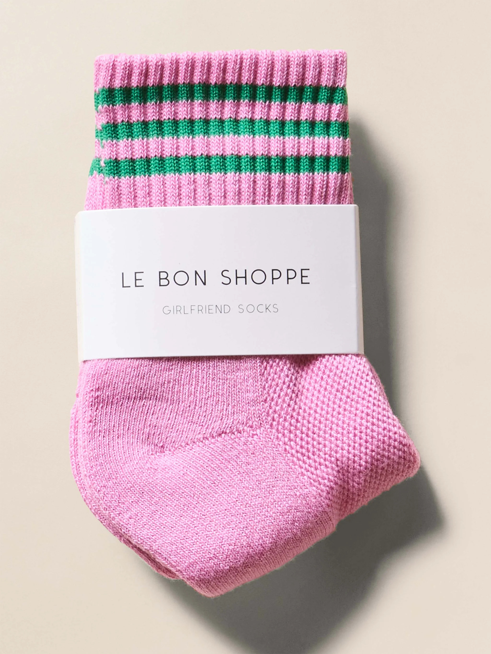 Le Bon Shoppe Girlfriend Sock - Rose Pink | Faherty