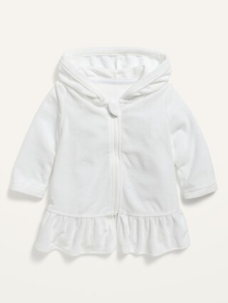Hooded Loop-Terry Long-Sleeve Swim Cover-Up for Baby | Old Navy (US)