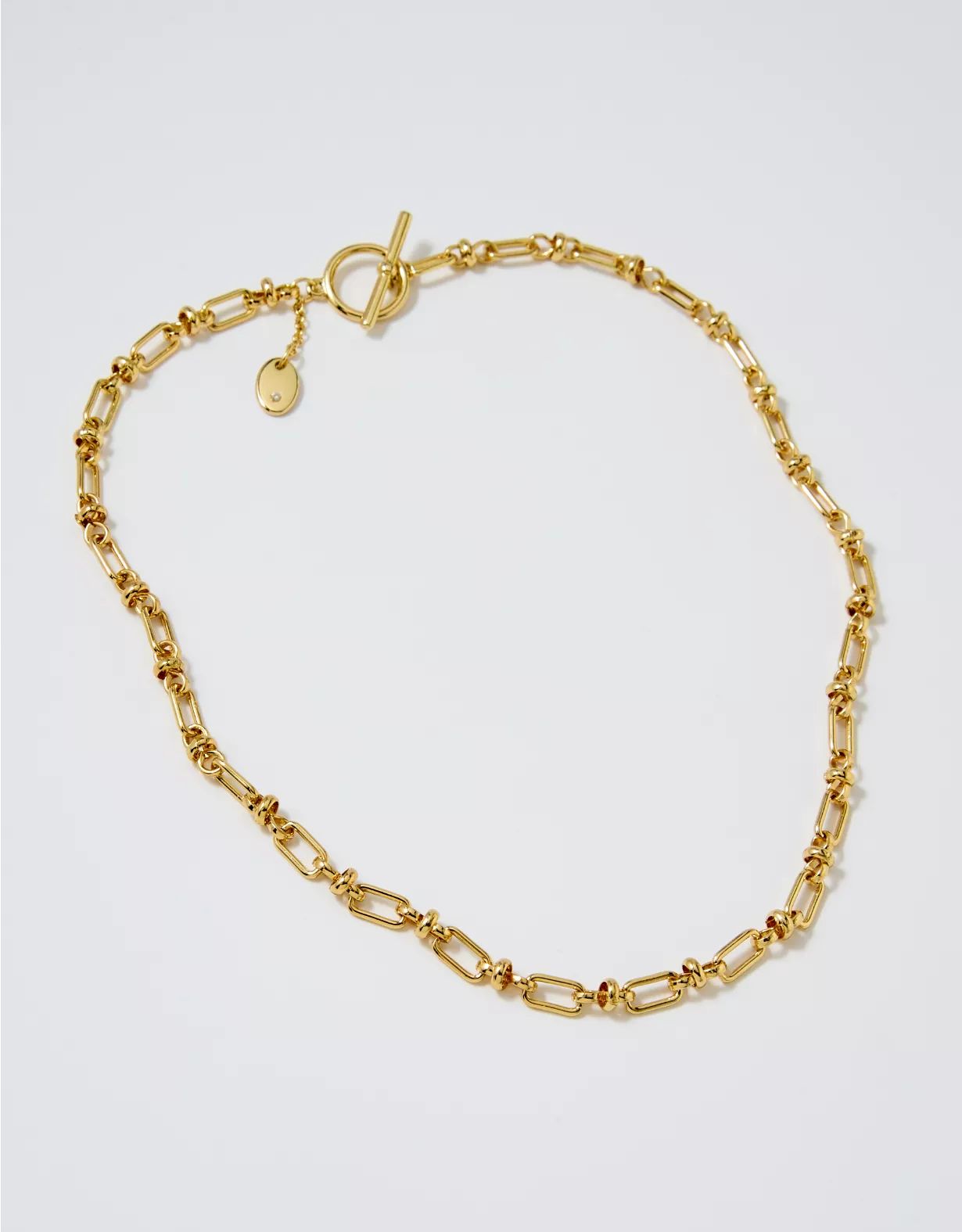 Aerie Chunky Gold Lock Necklace | American Eagle Outfitters (US & CA)