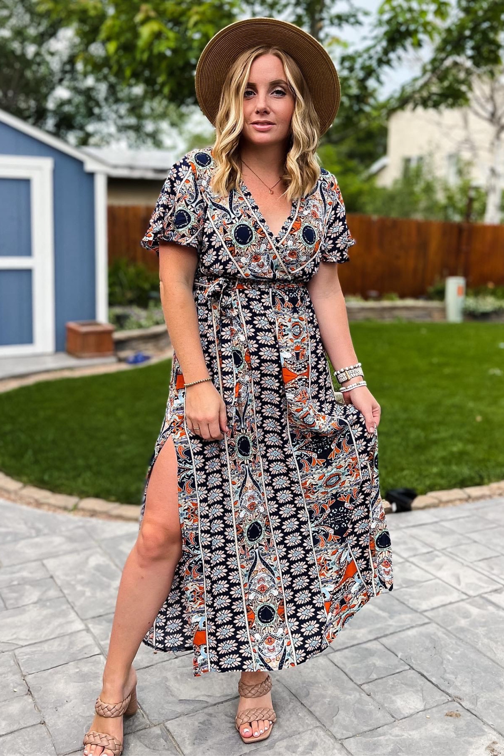 Wearing medium in this maxi dress. Fits TTS! 

Vacation outfits Resort wear, summer dress, maxi dress, amazon dress, resort outfits, cruise outfits, beach dress, beach outfits, sun hat, sun fedora, straw beach hat, long dresses, light weight dresses for summer, spring dress, spring outfits, summer vacation outfits, summer 2023, summer fashion, petite dresses, midsize dress, size 6 summer outfits, braided heels, target heels, target summer favorites, target sandals, #LTKsummer

#LTKstyletip #LTKunder50 #LTKtravel