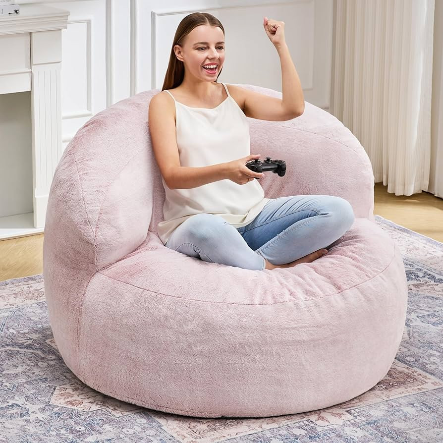 Hobestluk Bean Bag Chair Giant Bean Bag Chairs for Adults Big Bean Bag Chair with Memory Foam Fil... | Amazon (US)
