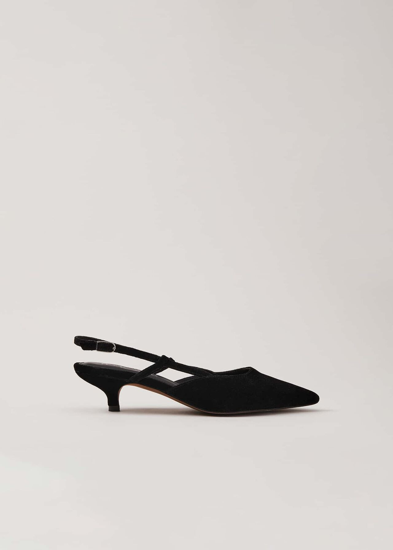 Velvet Slingback Kitten Heels | Phase Eight (UK)