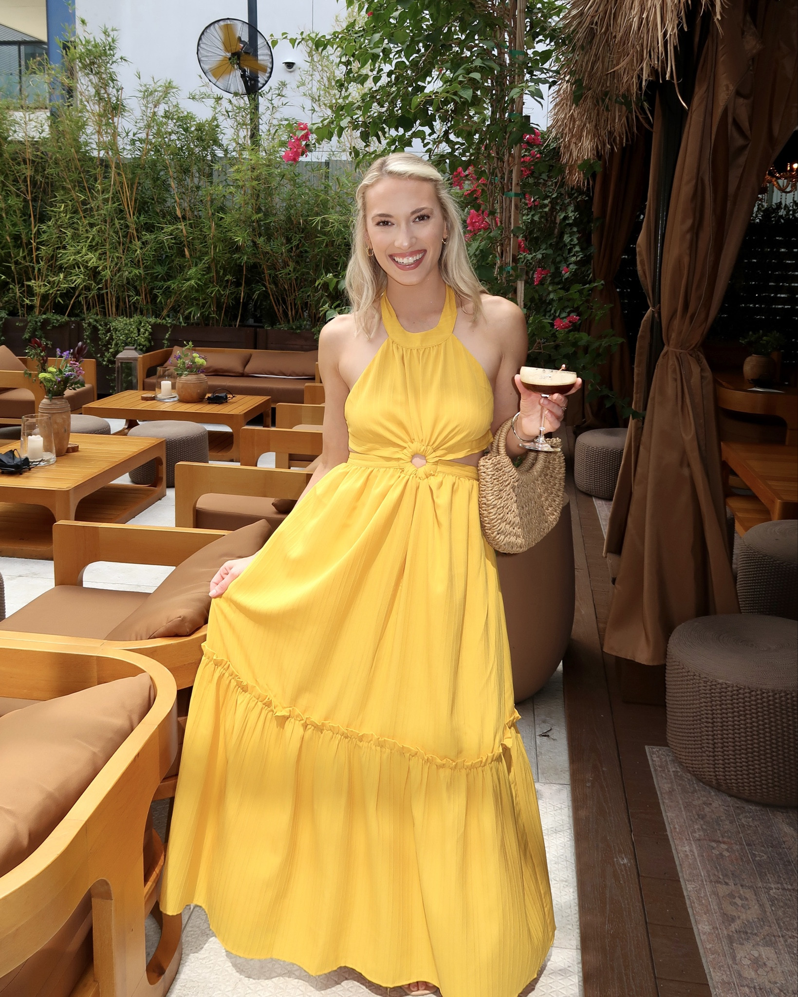 Yellow maxi dress from Lulu’s, wearing size XS. But it fits TTS (could’ve gone with a size S). 
Baby shower guest dress, summer vacation dress, resort wear dress

#LTKFindsUnder100 #LTKParties #LTKTravel