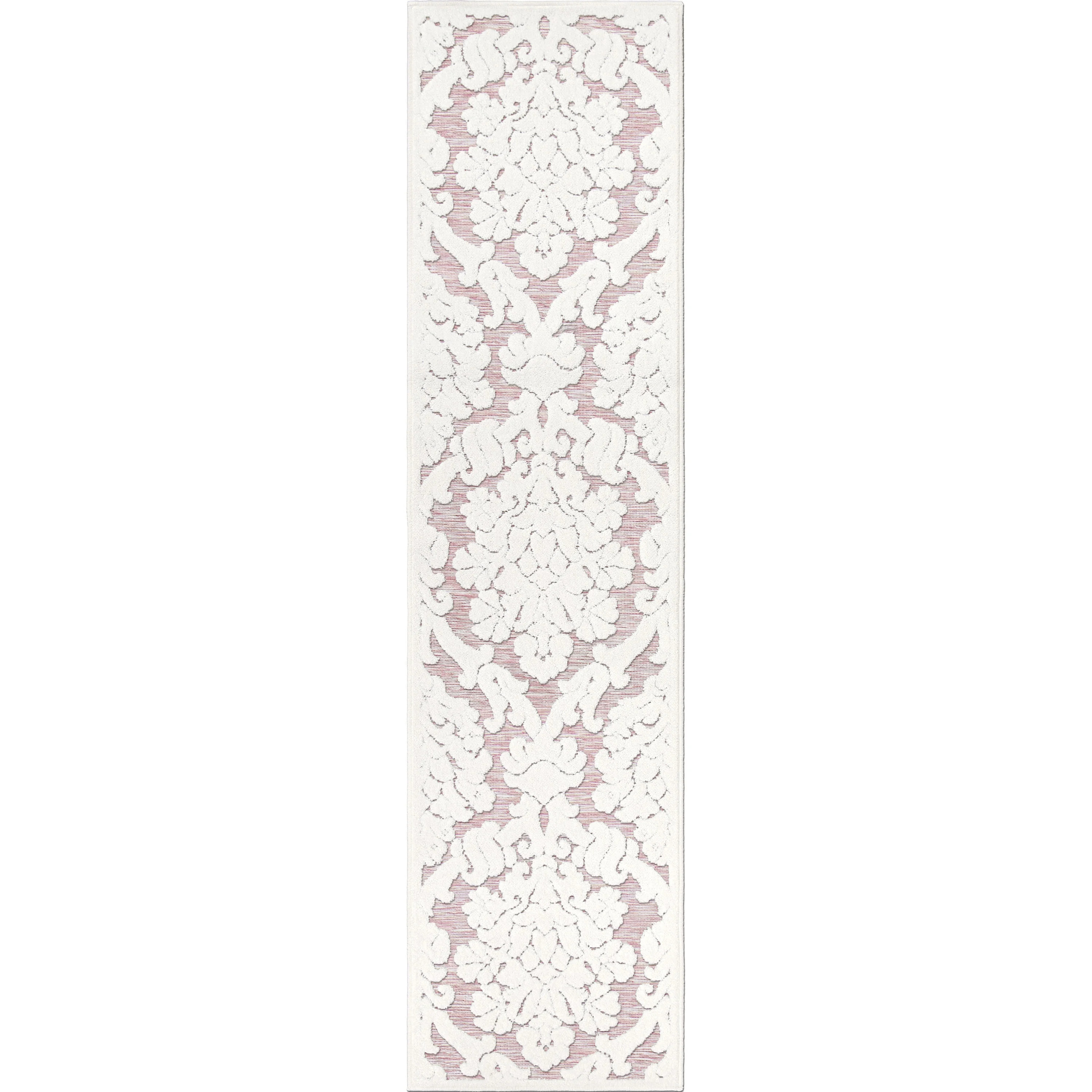 My Texas House Charlotte, Transitional, Damask, Woven Runner Rug, 1'11" x 7'6" - Walmart.com | Walmart (US)