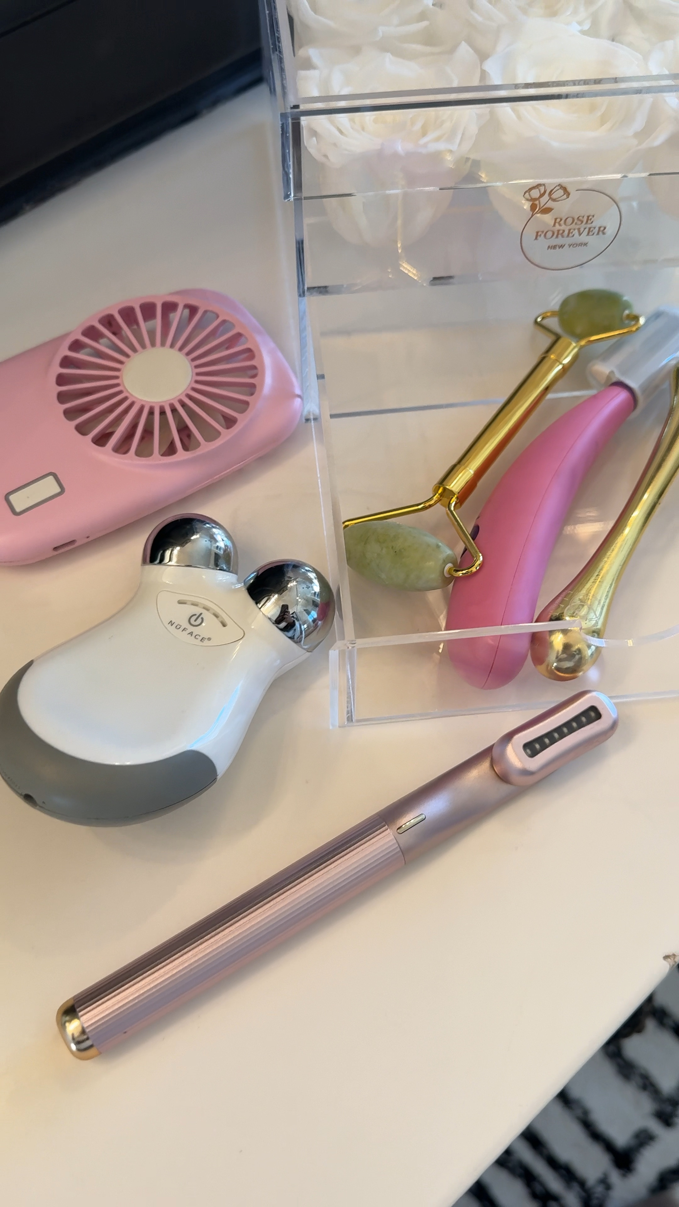 Beauty tools completely worth the hype and the money getting you real results!

Starting at $12 and up
These would make great gift ideas for the beauty lovers! 

Some are a splurge and others are a savings

Facial fan perfect to set skincare or beauty products between layering $12-15

Jade roller- great for apply sheet masks and getting that serum to soak in
Also great chilled for face de-puffing $11-15

- micro-needling roller do it your self at home micro needling tool 

- nuface current for your face 
Helps with fine lines and wrinkles 

- Micheal Todd derma-plan tool
Removes dead skin and unwanted hair you’ll love the way you skin looks and feels

Lunaglow- red light therapy for fine lines, dark spots, wrinkles and helps product collagen 

#LTKGiftGuide #LTKVideo #LTKBeauty