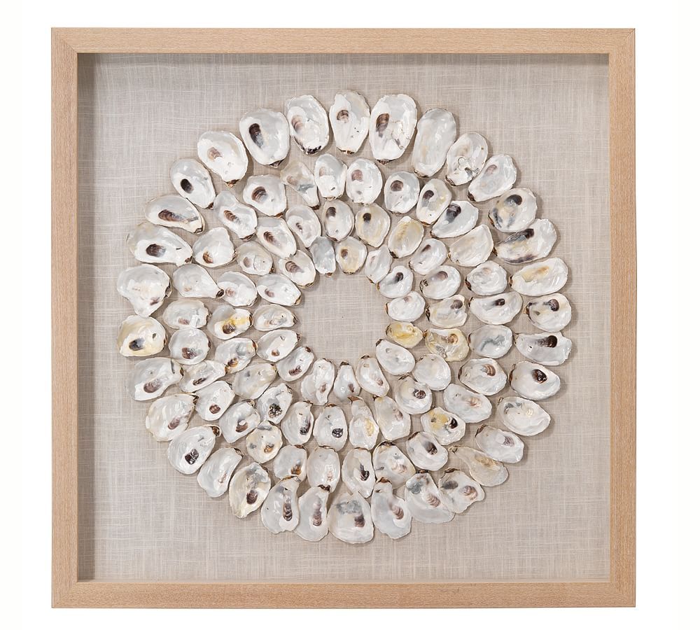 Oyster Shell Shadow Box Wall Art | Pottery Barn (US)