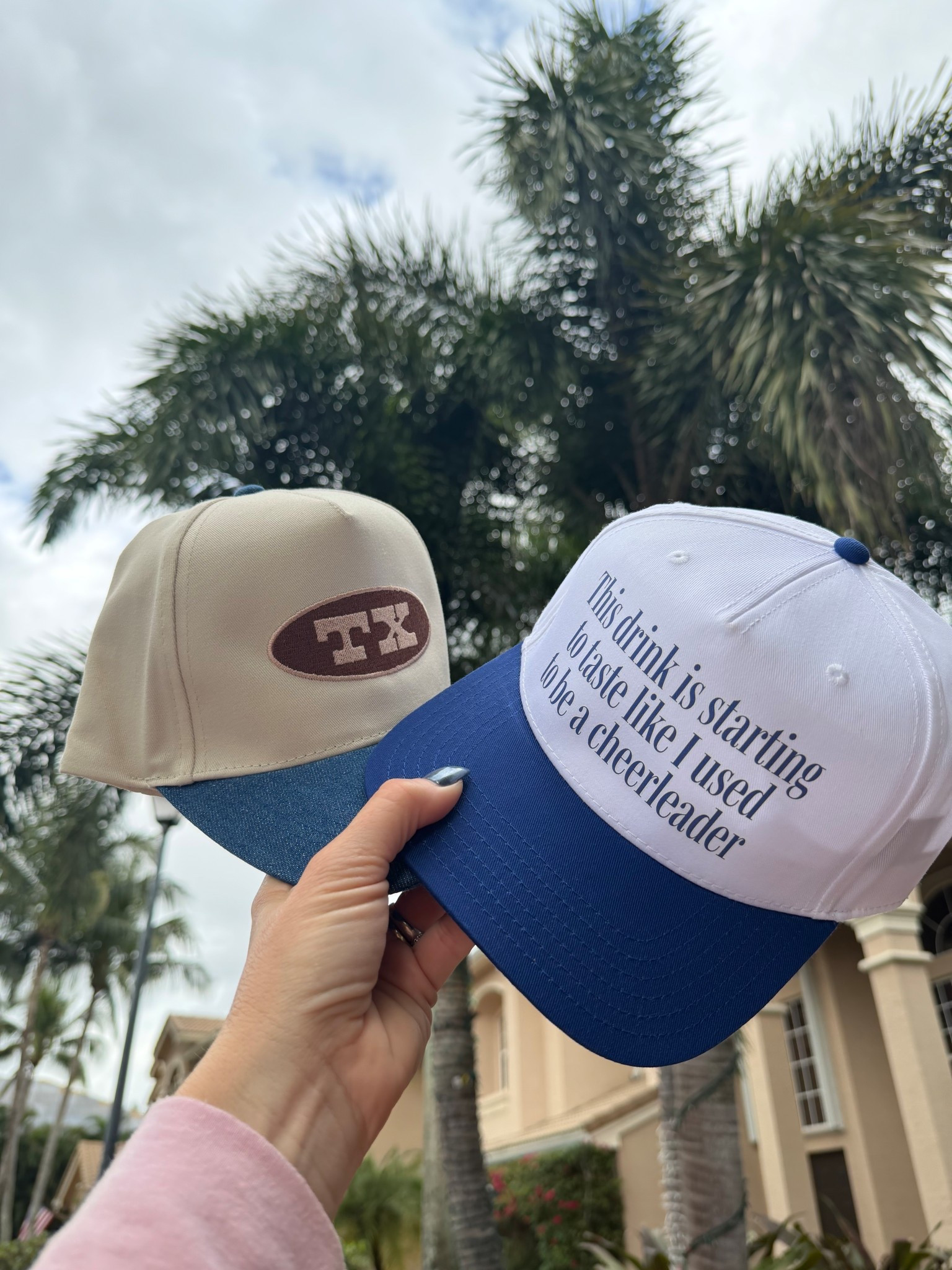 My favorite trucker hats! Perfect for former cheerleaders! 