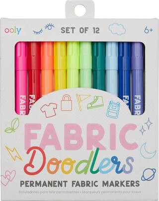 OOLY Fabric Doodlers Markers, 12ct. | Michaels® | Michaels Stores
