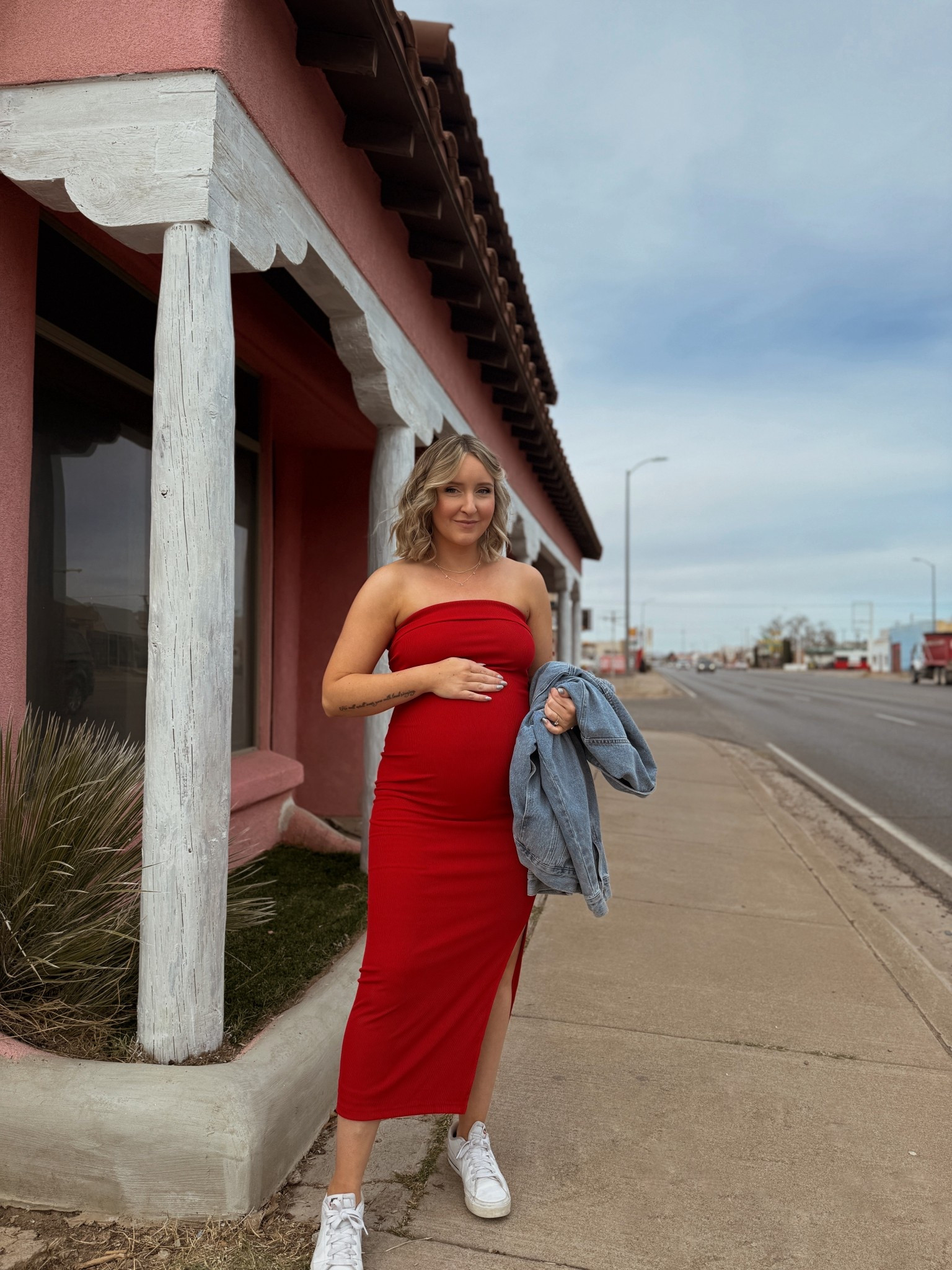 From the adobe walls to the desert sun, enjoying one red dress moment at a time 🌹🌶️

This strapless Amazon dress is a staple! High quality, thick, comfortable material, for every single season. Perfect for that Valentine’s Day date night 😉 Non-maternity AND bump friendly!

Follow me + say “BUMP” for 🔗🔗

#maternityoutfit #amazonfashion #29weeks #thirdtrimester #bumpfriendly Amazon / find finds style style outfit outfits bump friendly maternity Valentine’s Day 

#LTKBaby #LTKValentine #LTKBump