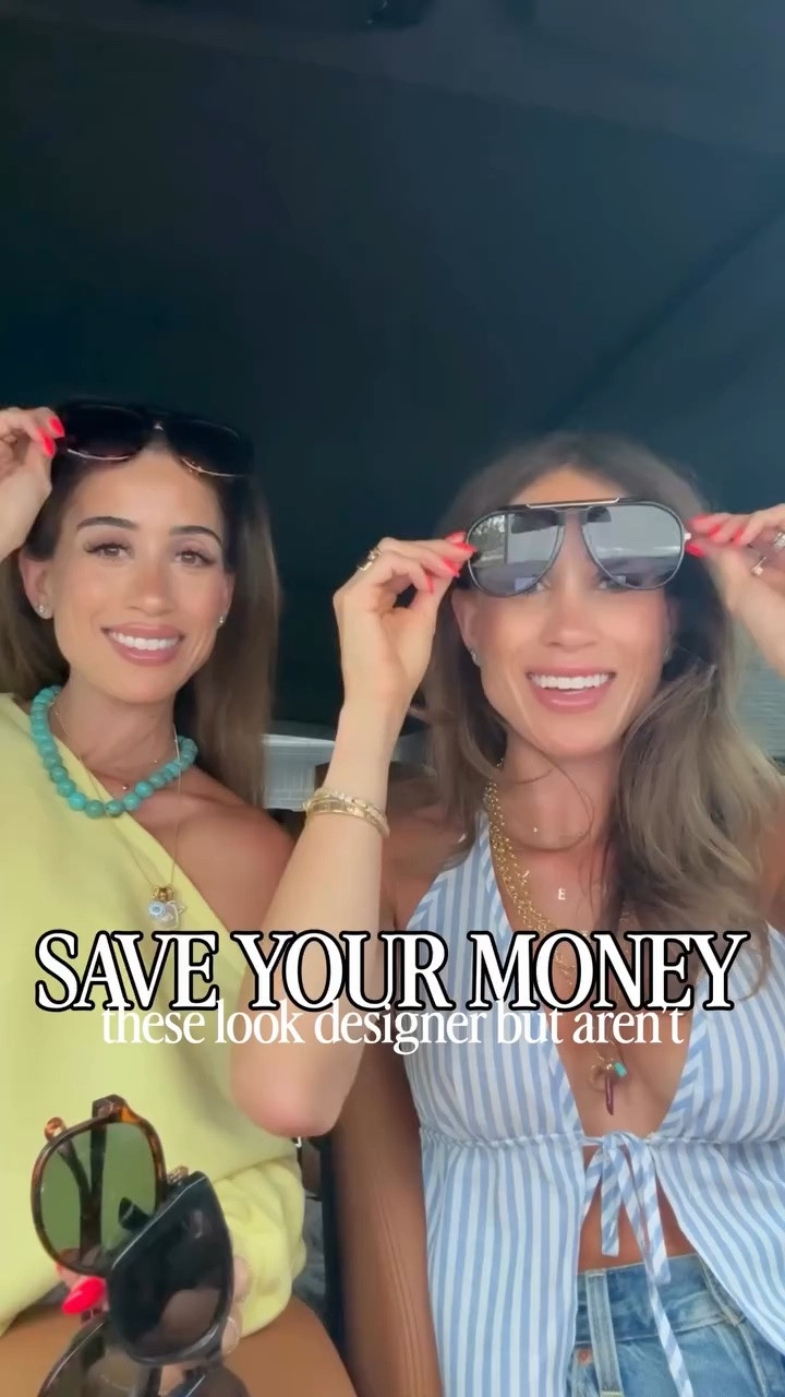 would you believe us if we told you these are all under $13? 😮 we’re shocked, too! Stop overpaying for sunglasses- these look just as high end, but are WAYYY less. We wore all of these on our beach trip, and we got so many compliments. Code SOJOSTWINS

They instantly elevate every outfit and have that designer-inspired look without the price tag! 🏷️ 

Affordable sunglasses, designer-inspired sunglasses, luxury look for less, expensive-looking accessories, Amazon sunglasses, budget fashion finds, summer accessories, vacation outfits, chic sunglasses, timeless style

#AffordableFashion #DesignerInspired #AmazonFinds LuxuryForLeAs

#LTKPetite #LTKSeasonal #LTKootd