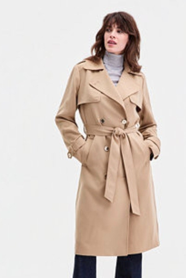 Petite Michael Kors trench coat.Petite fashion. Petite style and outfits. For more petite tips and finds glambutfirstcoffee.com

#LTKPetite