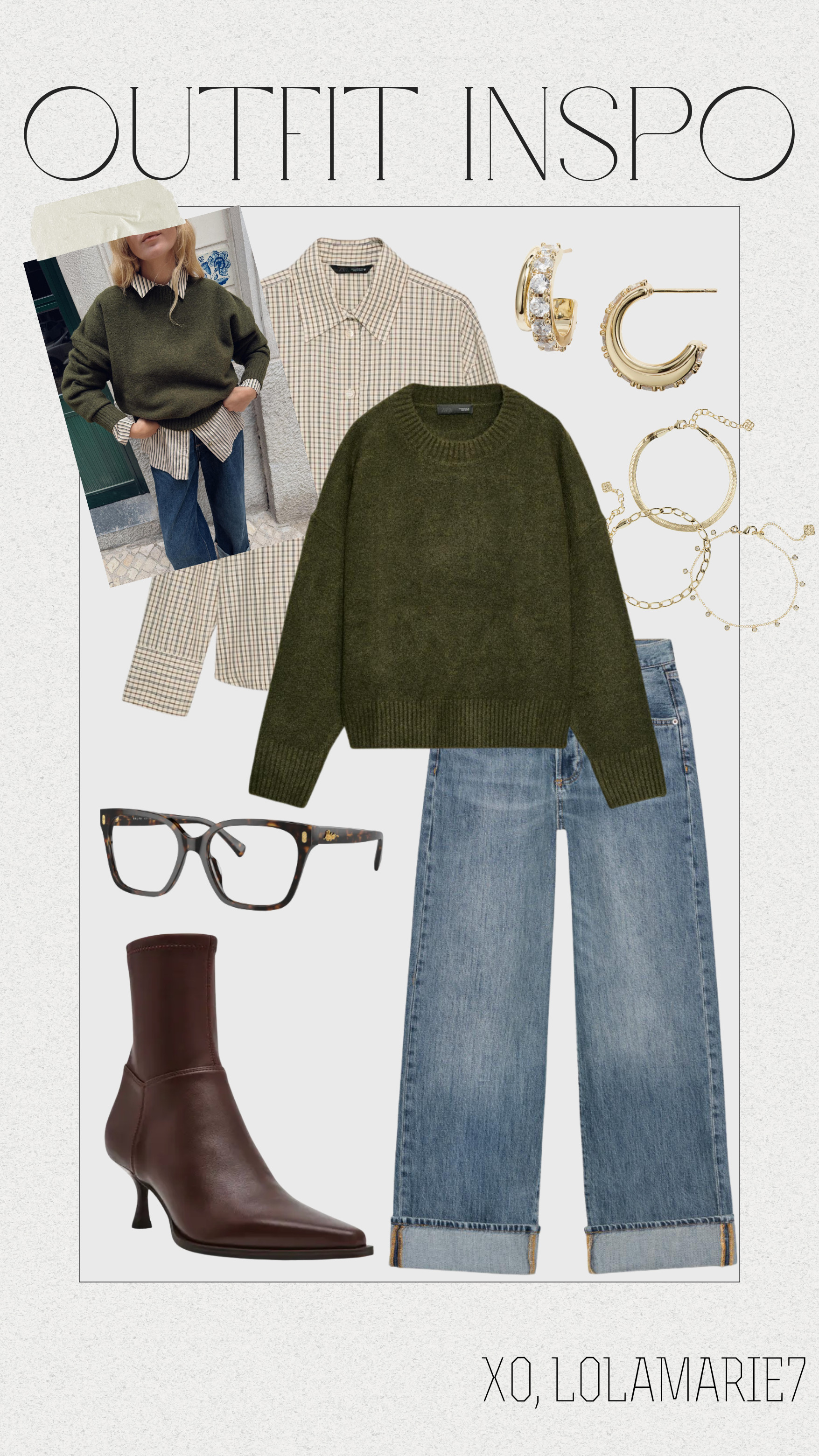 Cozy Winter Style 

#zara #nordstrom #aimee #kendrascott #outfitinspo #winteroutfit #greensweater  

 #LTKHoliday #LTKootd #LTKFindsUnder100